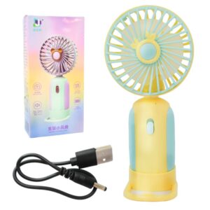 Mini Ventilador Portatil de Diseños y Colores Surtidos
